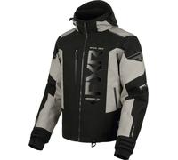 FXR Helium X 2-in-1 2025 Snowmobile Jacket, black/grey, size M