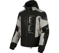 FXR Helium X 2-in-1 2025 Snowmobile Jacket, black-grey, size XL for Men