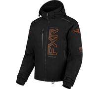 FXR Helium X 2-in-1 2025 Snowmobile Jacket, black/orange, size XL