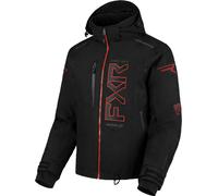 FXR Helium X 2-in-1 2025 Snowmobile Jacket, black-red, size XL for Men