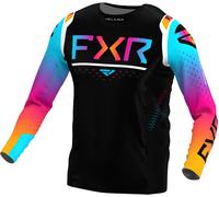 FXR Helium Youth Motocross Jersey, black-multicolored, size M