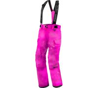 FXR Kicker Youth Snowmobile Bib Pants, black-pink, size L 34