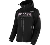 FXR Maverick 2-in-1 Ladies Snowmobile Jacket, black/purple, size 6