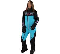 FXR Maverick F.A.S.T. Insulated Ladies One Piece Snowmobile Suit, blue/black, size 10