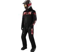 FXR Maverick F.A.S.T. Insulated One Piece Snowmobile Suit, black/red/white, size XL