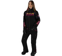 FXR Maverick Lite Ladies One Piece Snowmobile Suit, black-pink, size 8 for Women