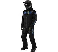 FXR Maverick Lite One Piece Snowmobile Suit, black/blue/yellow, size 2XL