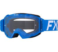 FXR Maverick Prime 2025 Motocross Goggles, white-blue for Men