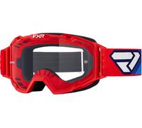 FXR Maverick Prime Graphic Motocross Goggles, red-blue for Men