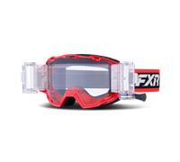 FXR Maverick Prime Roll-Off MX Goggles Red Red