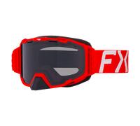 FXR Maverick Prime Snowmobile Goggles 26 Red Red