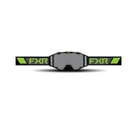 FXR Maverick Smoke Lens MX Goggles Lime Lime