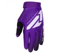 FXR Reflex Motocross Gloves, black-white-purple, size M for Men