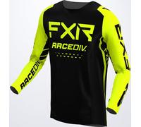 FXR Off-Road RaceDiv Motocross Jersey, black-yellow, size S for Men