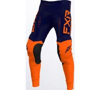 FXR Off-Road RaceDiv Motocross Pants, blue/orange, size 28