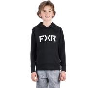 FXR Pilot Youth Hoodie Black/WhiteS Black,White