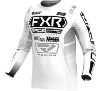 FXR Podium 2025 Motocross Jersey, black-white, size XS for Men