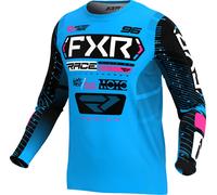 FXR Podium 2025 Youth Motocross Jersey, black-pink, size XL