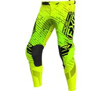 FXR Podium 2025 Youth Motocross Pants, black-green, size 24