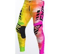 FXR Podium Colored Motocross Pants, yellow/orange/red, size 34