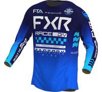 FXR Podium Gladiator 2023 Motocross Jersey, blue/white, size XS