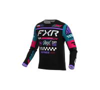 FXR Podium Gladiator MX Jersey Black/Coral/TealM Black,Coral,Teal