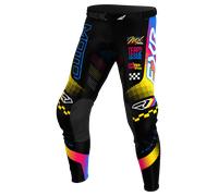 FXR Podium Gladiator MX Trousers 26 Black/Blue/Razz30 Black,Blue,Razz