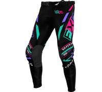 FXR Podium Gladiator MX Trousers Black/Coral/Mint32 Black,Coral,Mint