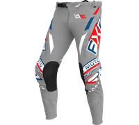 FXR Podium Gladiator MX Trousers Grey/White/Red28 Grey,White,Red