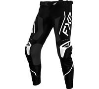 FXR Podium Logo Youth Motocross Pants, black/white, size 24