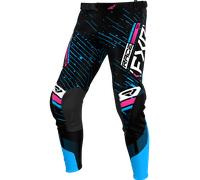 FXR Podium MX Trousers Black/Cyan/Pink32 Black,Cyan,Pink