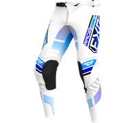 FXR Podium 2025 Motocross Pants, black-white-blue, size 32 for Men