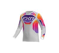 FXR Podium Relay 26 MX Jersey Grey/Purple/TangXL Grey,Purple,Tang