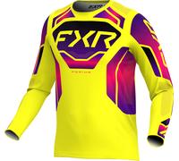 FXR Podium Relay Motocross Jersey, yellow/pink, size S