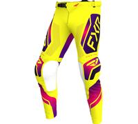 FXR Podium Relay Motocross Pants, black-pink-yellow, size 30 for Men