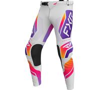 FXR Podium Relay Motocross Pants, white-purple, size 28 for Men