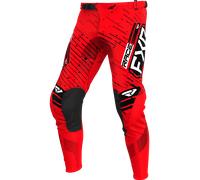 FXR Podium Youth MX Trousers Red-Black 26 26