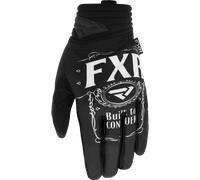 FXR Prime Conquer Motocross Gloves, black-white, size 2XL