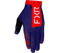 FXR Pro-Fit Air Logo perforated Motocross Gloves, red-blue, size S for Men