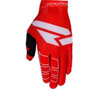 FXR Pro-Fit Air perforated Motocross Gloves, black-white-red, size 2XL for Men
