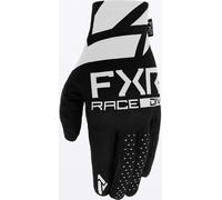 FXR Pro-Fit Lite Youth Motocross Gloves, black-white, size L