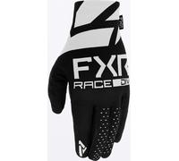 FXR Pro-Fit Lite Youth Motocross Gloves, black/white, size M