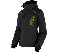 FXR Pulse Ladies Snowmobile Jacket, black-gold, size 36 for Women