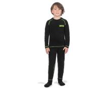 FXR Pyro Thermal Youth Midlayer Set 21 Black/Hi-VisS Black,Hi-Vis