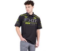 FXR Race Div Performance Polo Shirt Black/Hi-VisXXL Black,Hi-Vis