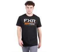 FXR Race Div Premium T-Shirt Black/OrangeM Black,Orange