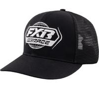 FXR Race Div Youth Cap, black/white, One size