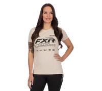 FXR Race Division Premium Women's T-Shirt Stone/BlackM Stone,Black