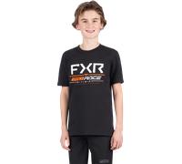 FXR Race Division Premium Youth T-Shirt Black/OrangeXL Black,Orange