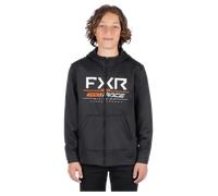 FXR Race Division Tech Youth Zip Hoodie 26 Black/OrangeM Black,Orange